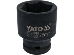 Nasadka udarowa YATO sześciokątna 1/2 28mm stal chromowo molibdenowa YT-1018