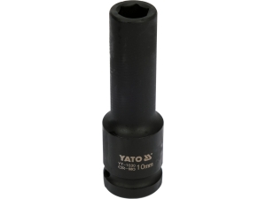 Nasadka udarowa długa YATO 1/2 cala 10mm 6 kątna crmo scm 440 YT-1030