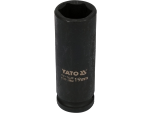 Nasadka udarowa długa YATO sześciokątna 1/2 cala 19mm stal crmo YT-1039