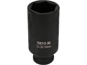 Nasadka udarowa długa YATO sześciokątna 28mm 1/2 cala stal crmo YT-1048