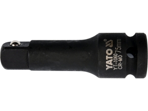 Przedłużka udarowa YATO 1/2 cala 75mm do klucza ze stali crmo YT-1060