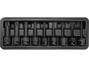 Zestaw kluczy udarowych trzpieniowych YATO T20 T70 1/2 cala 9 szt. TORX YT-10654