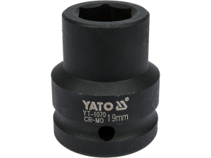 Nasadka udarowa sześciokątna YATO 3/4 cala rozmiar 19mm crmo YT-1070