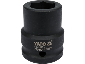 Nasadka udarowa sześciokątna YATO 22mm 3/4" 50mm ze stali crmo YT-1072