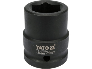 Nasadka udarowa YATO sześciokątna 3/4 24mm 50mm materiał crmo scm 440 YT-1074