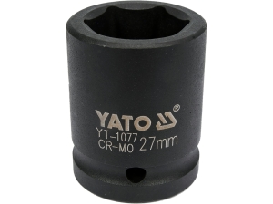 Nasadka udarowa sześciokątna YATO 3/4 cala 27mm stal crmo scm-440 YT-1077
