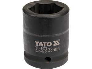 Nasadka udarowa YATO sześciokątna 3/4 28mm 53mm materiał crmo scm 440 YT-1078