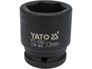 Nasadka udarowa sześciokątna YATO 33mm 3/4 cala crmo stal YT-1083
