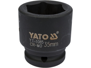 Nasadka udarowa długa YATO 3/4 cala 35mm 6-kątna stal crmo scm-440 YT-1085