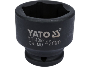 Nasadka udarowa długa YATO 3/4 cala 42mm 6-kątna stal crmo scm-440 YT-1092