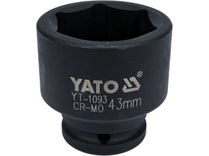 Nasadka udarowa YATO 6 kątna 43mm 3/4 cala crmo do urządzeń pneumatycznych YT-1093