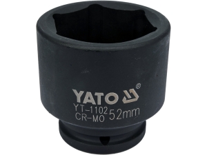 Nasadka udarowa sześciokątna YATO 3/4 cala 52mm stal crmo scm 440 YT-1102