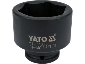 Nasadka udarowa długa YATO 3/4 cala 60mm 6-kątna stal crmo scm-440 YT-1110
