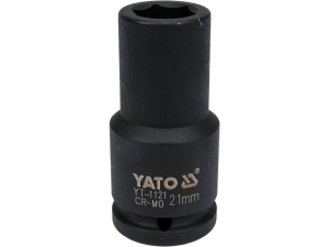 Nasadka udarowa długa YATO 21mm 3/4 cala sześciokątna 90mm YT-1121