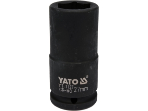 Nasadka udarowa długa YATO sześciokątna 3/4 27mm 90mm crmo scm 440 YT-1127