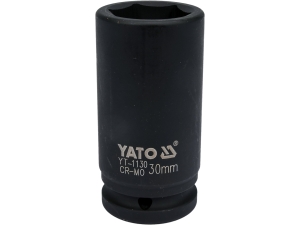 Nasadka udarowa długa YATO 3/4 cala 30mm 6 kątna stal crmo scm-440 YT-1130