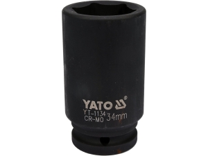 Nasadka udarowa długa YATO sześciokątna 34mm 3/4 cala 90mm YT-1134