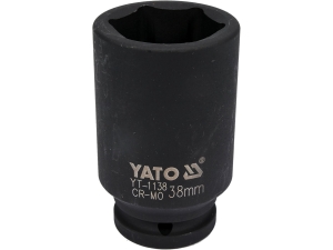 Nasadka udarowa długa YATO sześciokątna 38mm 3/4 cala 90mm YT-1138