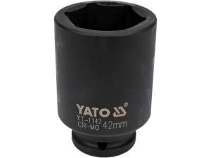 Nasadka udarowa długa YATO sześciokątna 42mm 3/4 cala 90mm YT-1142