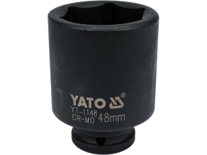 Nasadka udarowa głęboka YATO 48mm 3/4 cala 6 kątna ze stali crmo YT-1148