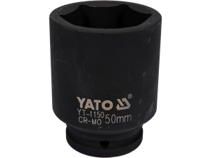 Nasadka udarowa długa YATO 3/4 cala 50mm sześciokątna stal crmo 90mm YT-1150