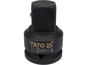 Redukcja udarowa adapter YATO 3/4 f na 1m 63mm stal crmo scm-440 YT-1168