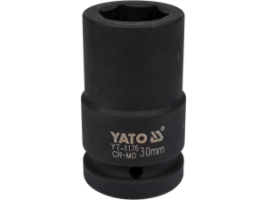 Nasadka udarowa długa YATO 1 cal 30mm 6 kątna stal crmo scm YT-1176