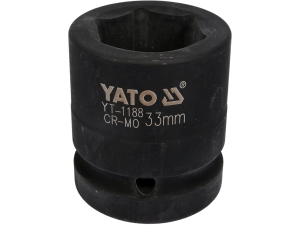 Nasadka udarowa 6 kątna YATO 1 cal 33mm specjalistyczna crmo scm 440 YT-1188