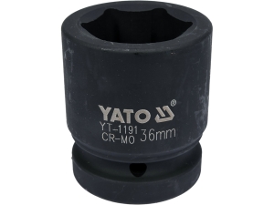 Nasadka udarowa 1 cal YATO 36mm sześciokątna stal crmo scm-440 YT-1191