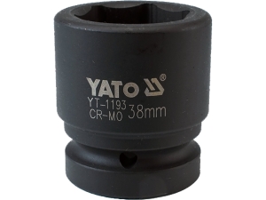 Nasadka udarowa YATO sześciokątna 38mm 1 cal stal crmo scm-440 YT-1193