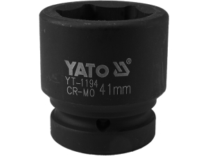 Nasadka udarowa YATO 6 kątna 41mm 1 cal crmo do urządzeń pneumatycznych YT-1194