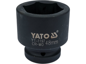 Nasadka udarowa krótka YATO 48mm 1 cal ze stali chromowo molibdenowej YT-1197