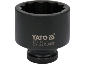 Nasadka udarowa 12 kątna YATO 1 cal 65mm do piast samochodowych crmo YT-11990