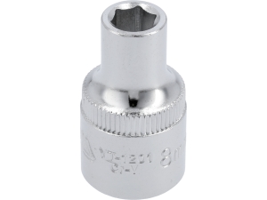 Nasadka sześciokątna krótka YATO 1/2 cala 8mm stal CrV 50bv30 YT-1201