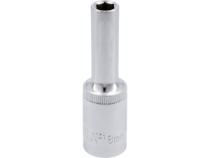 Nasadka długa sześciokątna YATO 8mm 1/2 cala chromowana CrV YT-1221