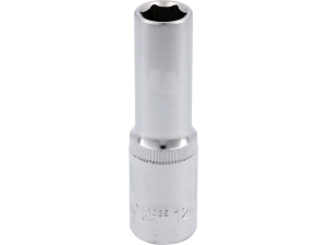 Nasadka długa 6-kątna YATO 1/2 cala 12mm ze stali CrV chromowana YT-1225