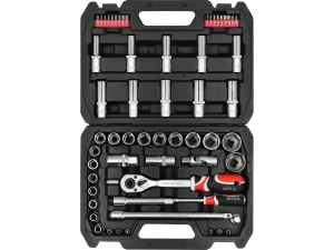 Zestaw narzędziowy YATO klucze nasadki 1/2" 60 szt. AS-Drive YT-12660