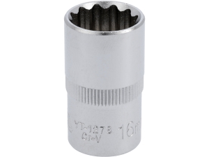 Nasadka dwunastokątna YATO krótka 16mm 1/2 cala CrV AS-Drive YT-1278