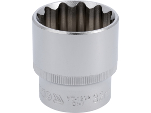 Klucz nasadowy YATO 12-kątna nasadka 1/2" 32mm stal CrV 50bv30 YT-1292