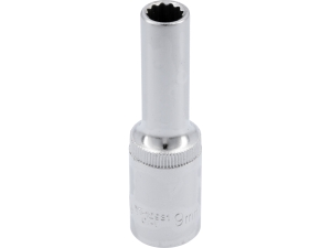 Nasadka długa 12-kątna YATO 9mm 1/2 cala AS-Drive CrV 50bv30 długość 77mm YT-12931