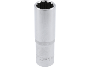 Nasadka długa dwunastokątna YATO 17mm 1/2 cala do klucza CrV 50bv30 YT-12939