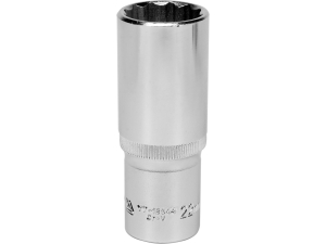 Nasadka dwunastokątna długa YATO 22mm 1/2 cala 77mm crv50bv30 YT-12944