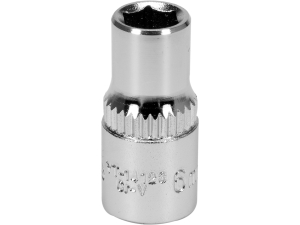 Nasadka krótka 6-kątna YATO 6mm 1/4 cala stal CrV do garażu warsztatu YT-14123