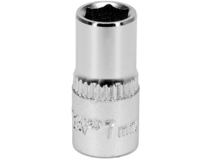 Klucz nasadowy YATO sześciokątna 1/4" 7mm krótka stalowa YT-14124