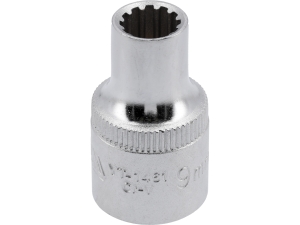 Nasadka SPLINE 1/2 cala YATO 9mm 12-kątna długość 38mm CrV YT-1461