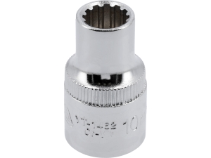 Nasadka SPLINE YATO 10mm długość 38mm napęd 1/2 cala materiał crv50bv30 YT-1462