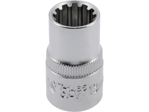 Nasadka SPLINE 1/2 YATO 13mm długość 38mm materiał crv50bv30 din 3121 YT-1465