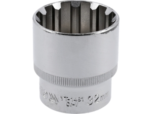 Nasadka SPLINE YATO dwunastokątna 32mm 1/2 cala krótka CrV YT-1481