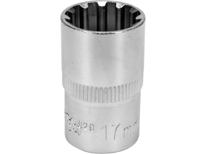 Nasadka SPLINE YATO nasadowa 1/2 cala rozmiar 17mm długość 38mm YT-14829