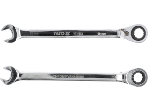 Klucz płasko oczkowy z grzechotką YATO 10mm 72 zęby stal CrV YT-1653